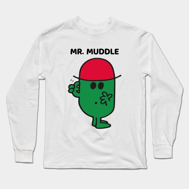 MR. MUDDLE Long Sleeve T-Shirt by reedae